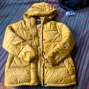 Super warm and comfy golden puffer